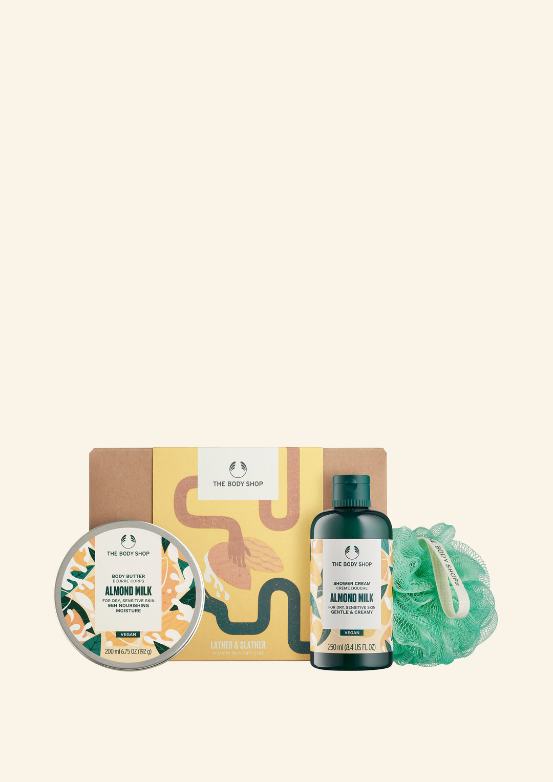 Lather & Slather Almond Milk Geschenkset