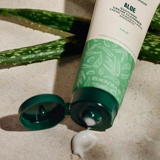 Aloe Soothing Cream Facial Cleanser