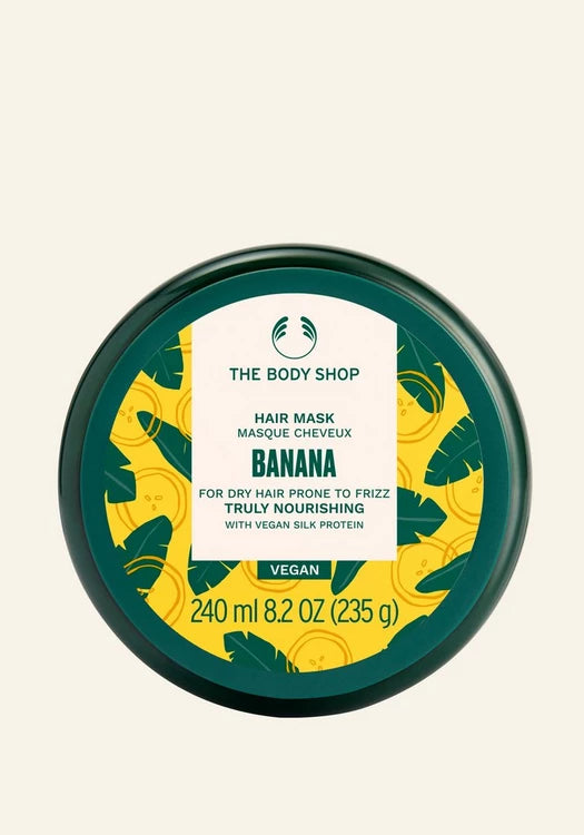 Banana nährende Haarmaske