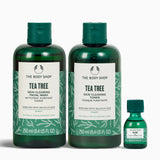 Tea Tree Cleanse and Purify Routine
